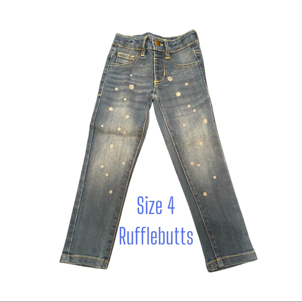 RuffleButts Jeggings Sz 4 NWOT
